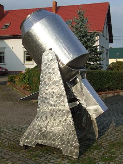 Used Mieszalnik bębnowy z hydrauliczną regulacją kąta mieszania i wysypu produktu