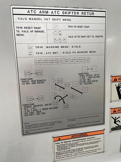 Used BRUGT HORISONTALT BEARBEJDNINGSCENTER FABR. MAZAK, MODEL FH 5800