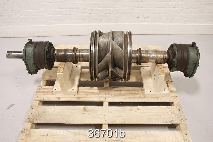 Used Goulds 3415 Pump Rotating Assembly, 14x16x18, 7 Vane 14.75 Diameter #36701