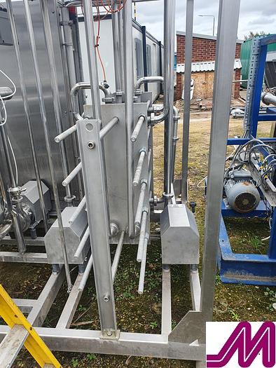 Used 2011 1,000 Litre Per Hour Skid Mounted Cream Pasteuriser