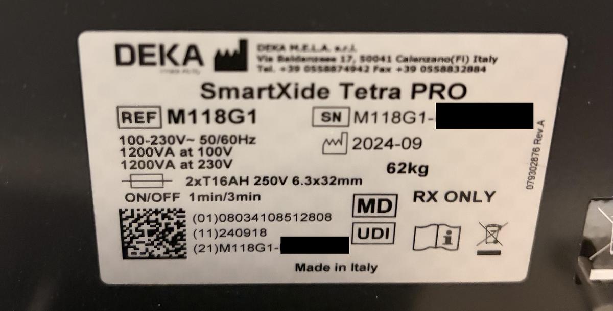 Used 2024 DEKA SmartXide Tetra PRO- CO2 with CoolPeel