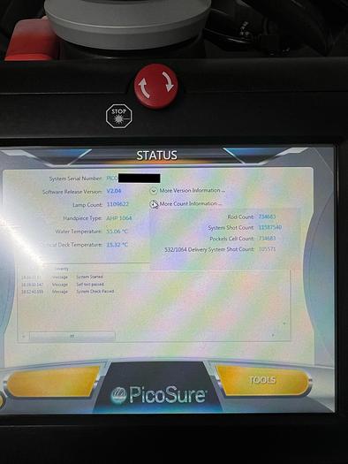 Used 2016 Cynosure Picosure- 3 Wavelength