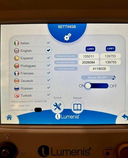 Used 2018 LUMENIS Splendor X