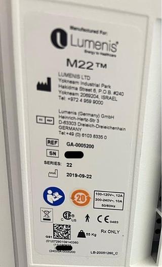 Used Used Like New 2019 LUMENIS M22