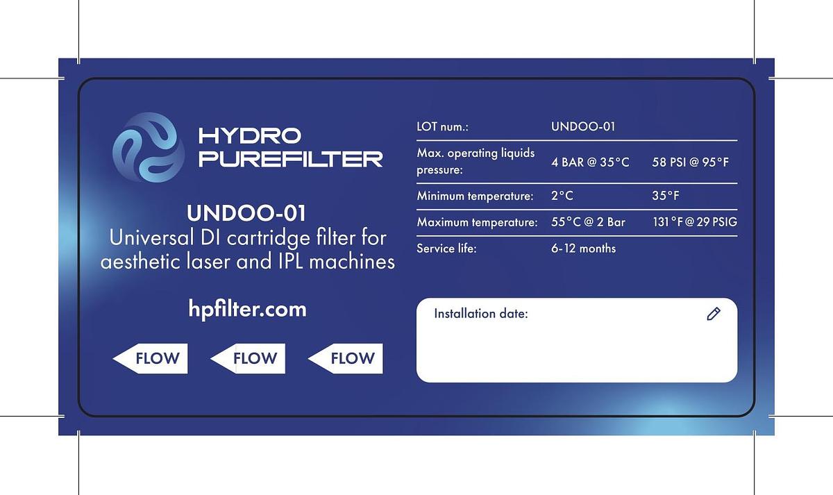 HYDRO PUREFILTER Universal DI Cartridge Filter