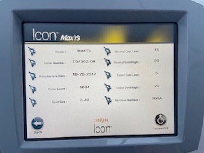 Used 2017 CynoSure ICON Laser MaxYs Handpiece (Palomar)- LOW Pulses!!!