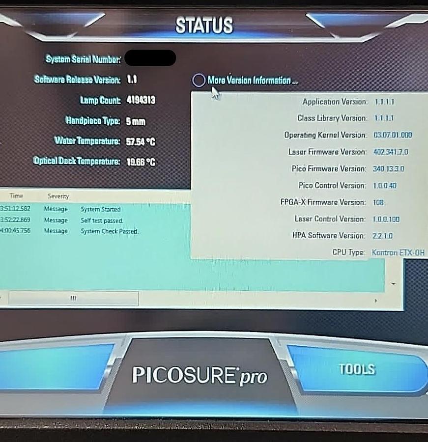 Used 2022 CYNOSURE PicoSure Pro