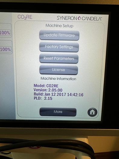 Used 2018 SYNERON CANDELA CO2RE