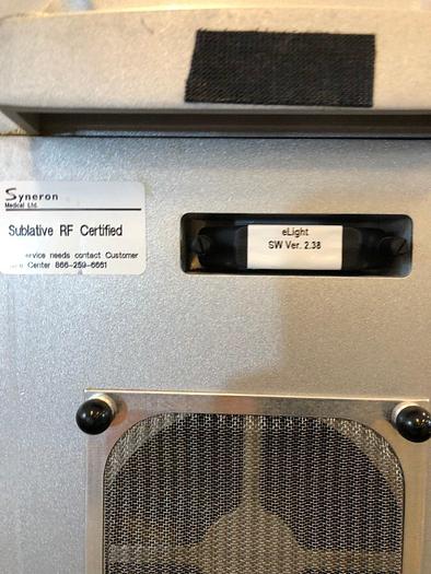 Used 2006 Syneron eLight with DS, ST, SR Hand Pieces