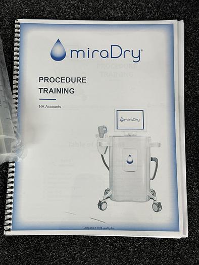 Used 2019 MiraDry Inc. MiraDry MD4000-MC Sweat & Odor Reduction Hyperhidrosis Treatment TIPS INCLUDED