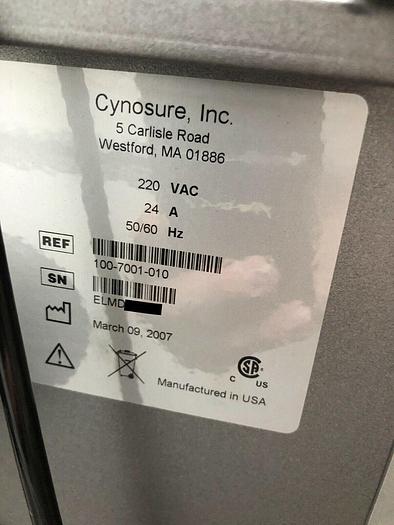 Used 2007 Cynosure Elite ELMD With Cryo 5