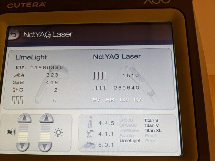 Used 2017 Cutera XEO w/ Nd:YAG, Limelight and Titan. *LOW USAGE*