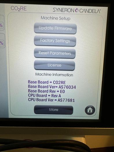 Used 2018 SYNERON CANDELA CO2RE