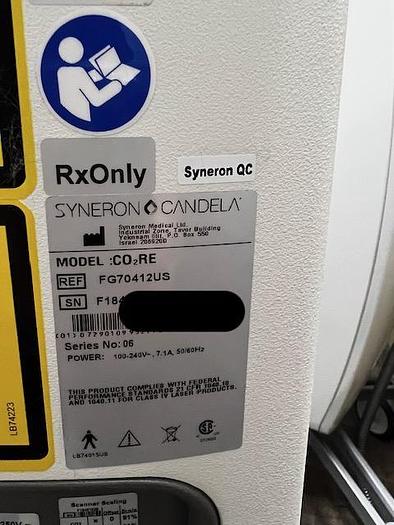 Used Used CANDELA CO2RE Intima2018 Syneron Candela CO2RE (CORE) with Intima