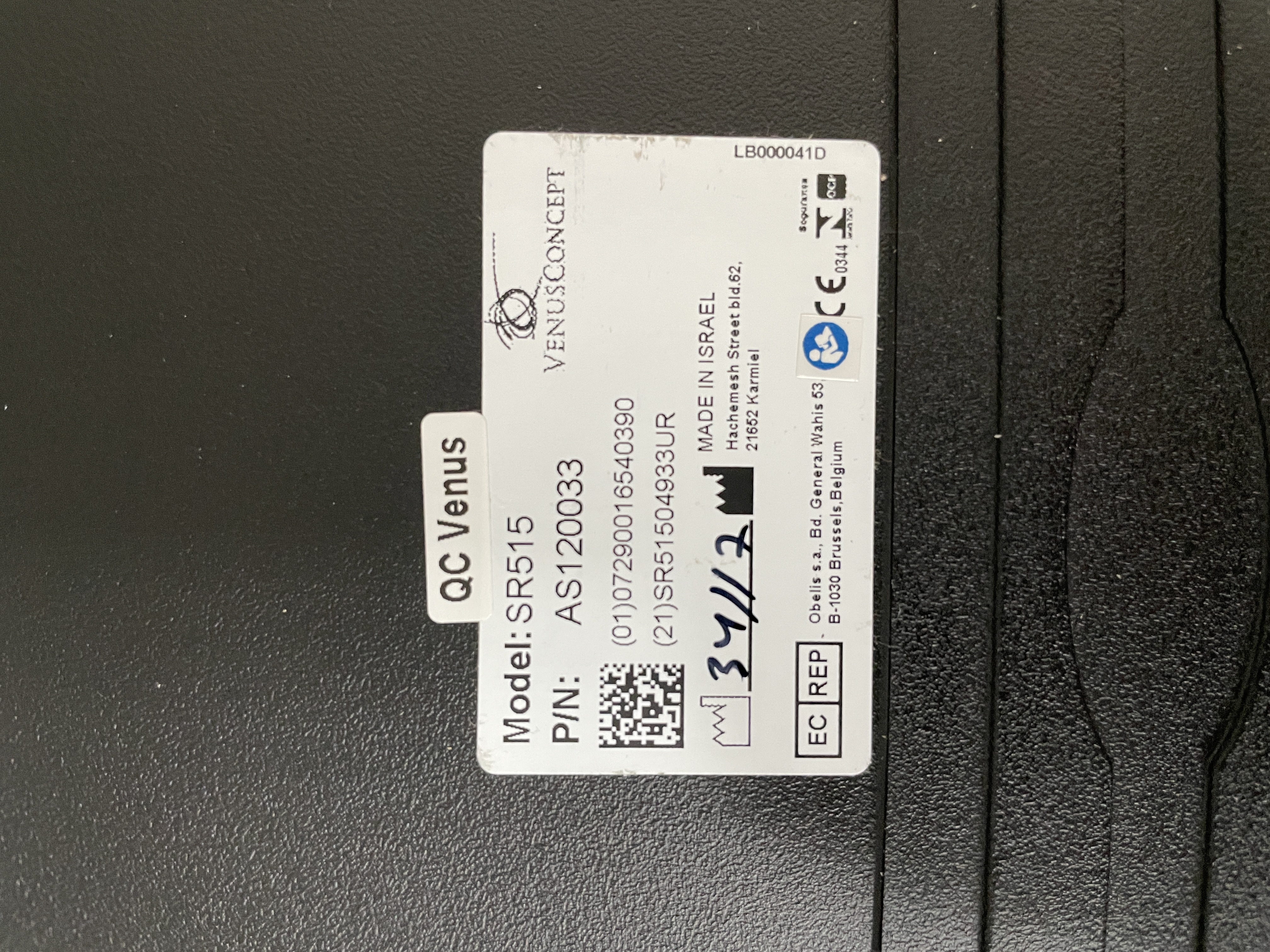 Used 2016 VENUS Versa SR515 Handpiece