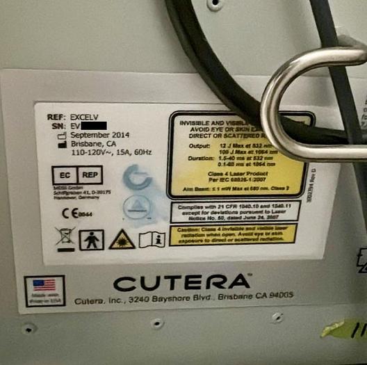 Used 2014 CUTERA Excel V