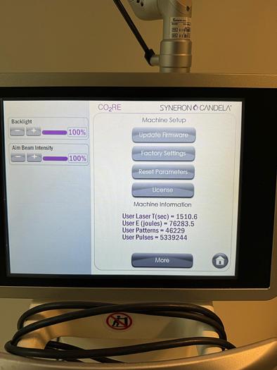 Used 2018 SYNERON CANDELA CO2RE