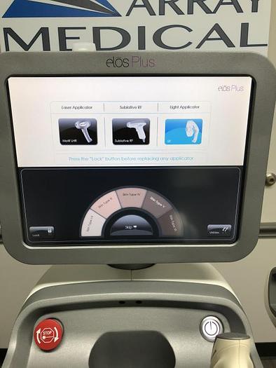 Used Used SYNERON Elos Plus2014 Syneron Elos Plus with Motif LHR, Sublative RF, Sublime, SR, and AC Applicators