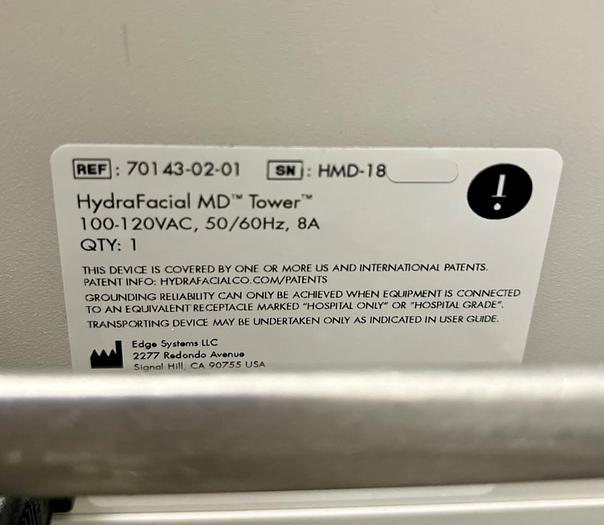 Used 2018 EDGE SYSTEMS Hydrafacial MD