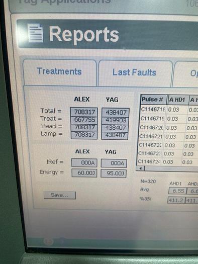 Used 2009 Candela Gentlemax Classic- Hair Removal Laser