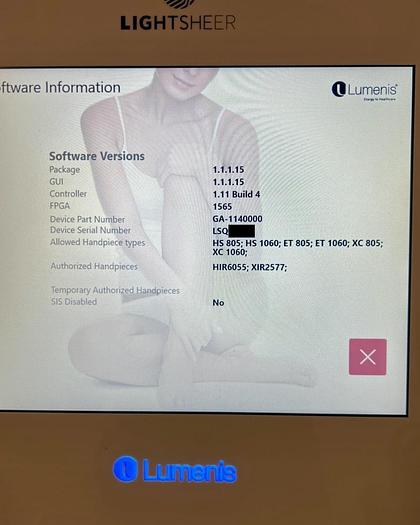 Used 2021 LUMENIS LightSheer Quattro