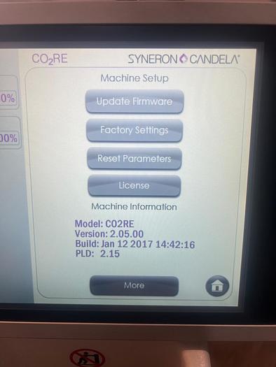 Used 2016 SYNERON CANDELA CO2RE Intima