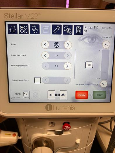 Used 2022 LUMENIS Stellar M22 IPL (IPL, ResurFX, and Q-Switched Nd:YAG)