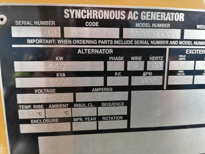 Promoted Caterpillar 3616 Type V-16 Unused generator sets x 8