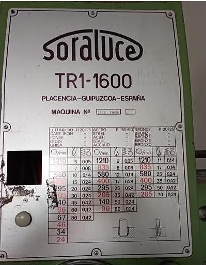 Used Soraluce Radial Drill Machine