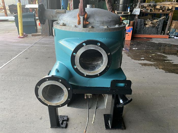 Used BLACK CLAWSON UV-100 PRESSURE SCREEN STAINLESS STEEL W/ MOTOR 2 OF 3