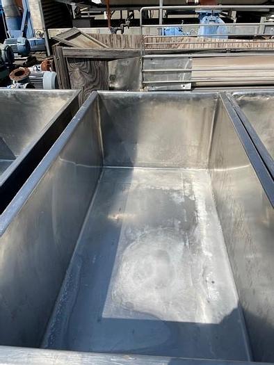 Used Stainless Steel 212 Gallon Meat Cart / Portable Tank