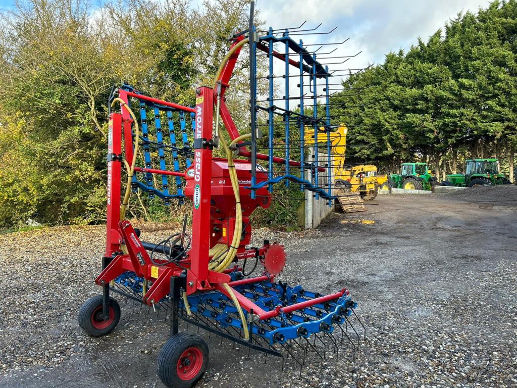 Used Opico 6m Grass Harrows