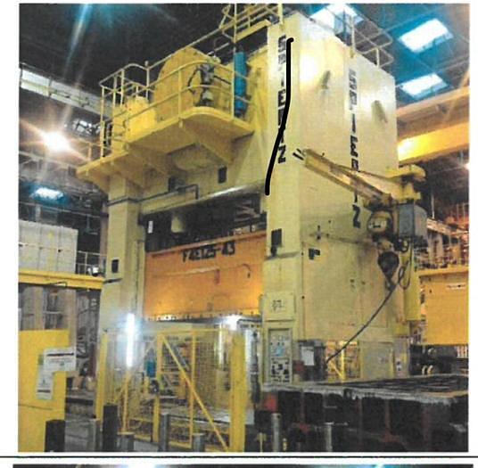 Used  SPIERTZ 1250ton Mech. Press  #4232