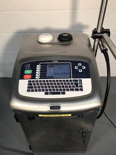 Used LINX 7300 Inkjet continuos code printer