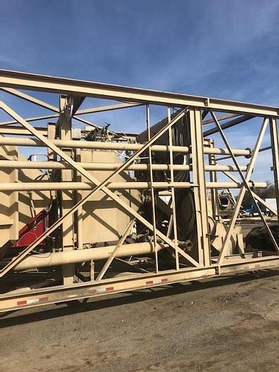 Used Rex Portable 150 Ton Split Cement Silo and Scale