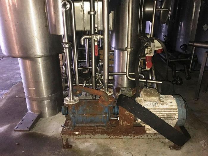 Used ANHYDRO – MVR – falling film vacuum evaporator unit