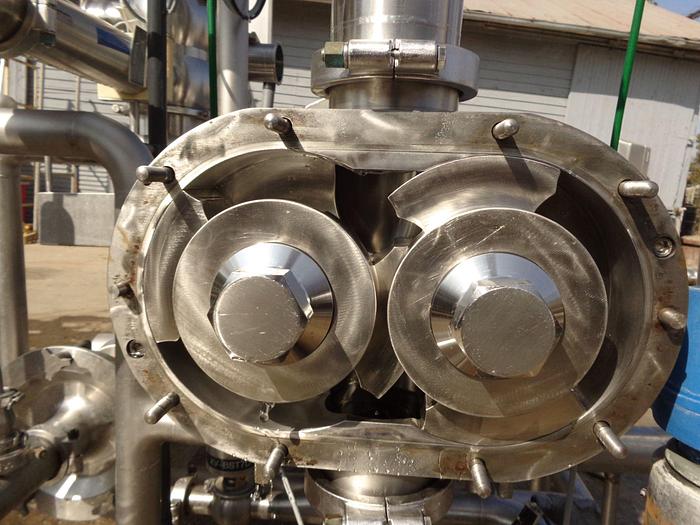 Used Pump, Positive, Waukesha, Mdl 220U2, 30 HP, 4", 316 S/st, Transfer, B #S743273