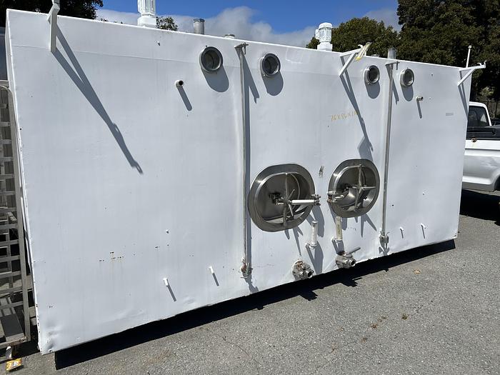 Used Tank, 3,000 Gallon, S/st, Insul, Agit, 2-Compartment #C743869