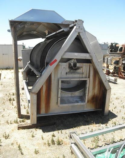 Used Washer, Rotary, Odenberg, 48" x 7', S/st, Less Drive, #S741831