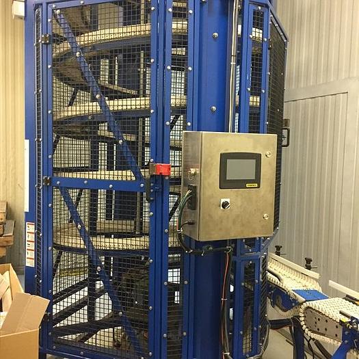 Used VERTICAL SPIRAL CONVEYOR