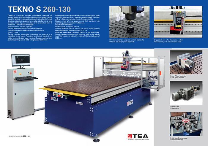 CENTRO DI LAVORO TEA BULLERI TEKNO 260-130