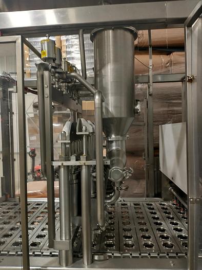 Used Modern Packaging Model MP 606 SL 1 x 8 Filling Machine