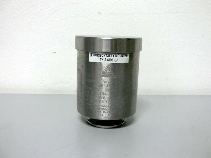 Used Anderson Instruments TPP012004110000 0-100 PSIG Pressure Transmitter 2" Sanitary