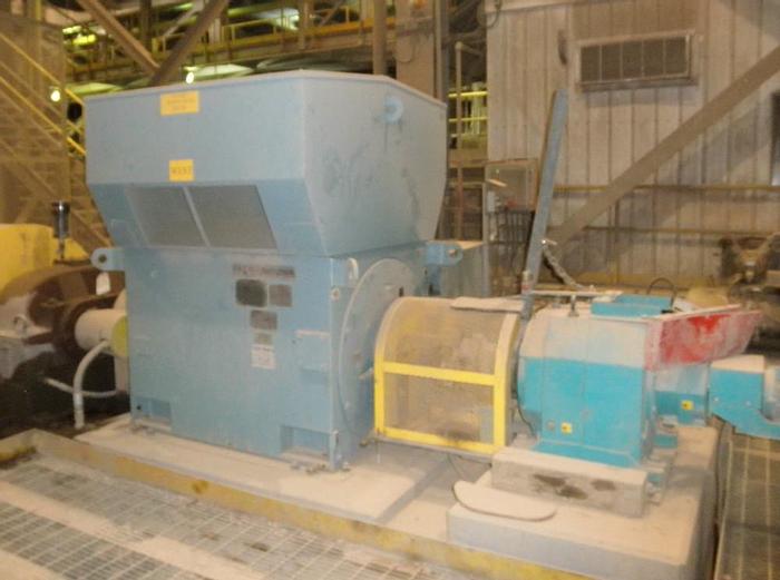 Used Mill, Sag, 18' X 10-1/2', Fuller, 1500 HP, Rubber Lined, #S738506