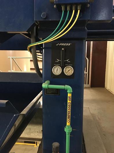 Used 40 CU. FT. US FILTER J-PRESS - C.G.R. - WITH PLATE SHIFTER