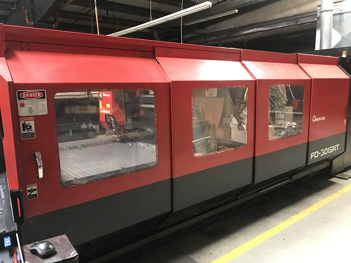 Used 2004 4000 Watt Amada FO-3015NT CNC Laser