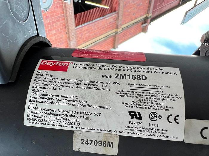 Used Conveyor, Belt, 4.5" x 10', S/st, Bottle, Mobile, 1/2 HP #C744930