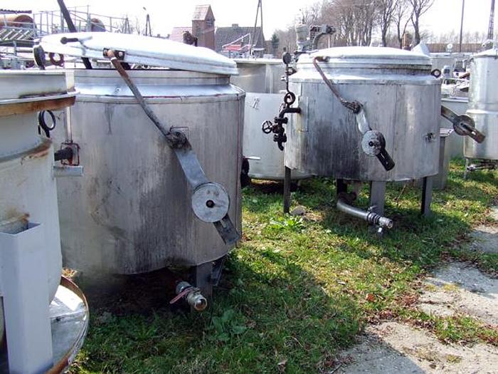 Used 1.000 l steam boiling pan - "MKA 21"