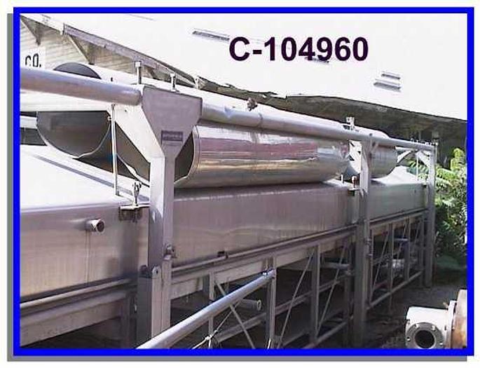 Used Cooker, Belt, 62" X 51', S/st, Heat & Control, Steam, #C104960