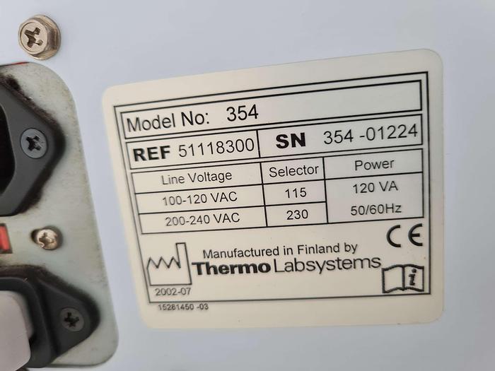 Used Thermo Labsystems Multiskan Ascent Microplate Reader